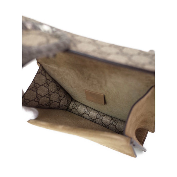 Gucci GG Supreme Dionysus Shoulder Bag Beige x Brown - Picture 3 of 8